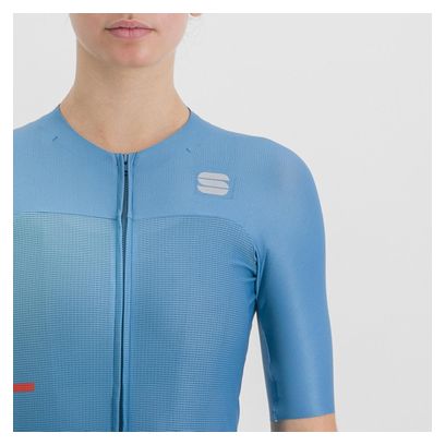 Sportful Light Pro Damen Kurzarmtrikot Hellblau