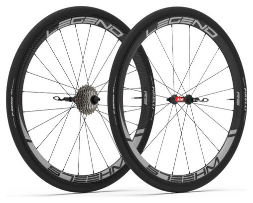 Paire de Roues Legend Wheels 38P RS⁴ - 9X100 - 9X130mm - DT 240EXP - Patins - Sram XDR 12V