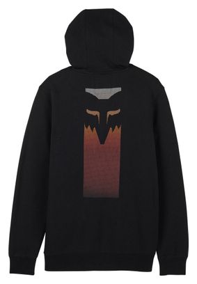 Fox Flora zipped hoodie Black