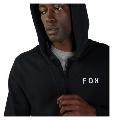 Sweat à capuche zippé Fox Flora Noir 