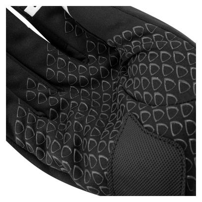 Guantes de invierno Spatz Thrmoz Deep con revestimiento cortaviento desplegable Negro