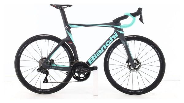 Produit reconditionné · Bianchi Oltre RC Arkea Team Carbono Di2 12V · Noir / Vélo de route / Bianchi | Très bon état