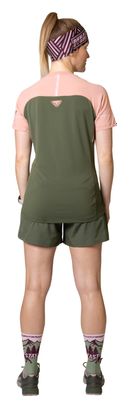 Maillot manches courtes Dynafit Alpine Pro Khaki Rose Femme