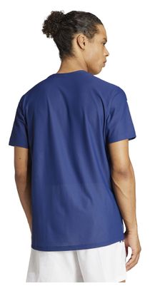 Maillot manches courtes adidas Own The Run Bleu Homme