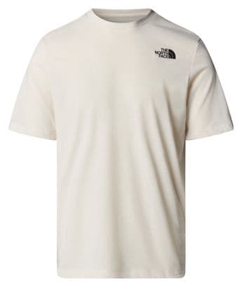 T-Shirt Manches Courtes Homme The North Face Foundation Mountains Faces Blanc