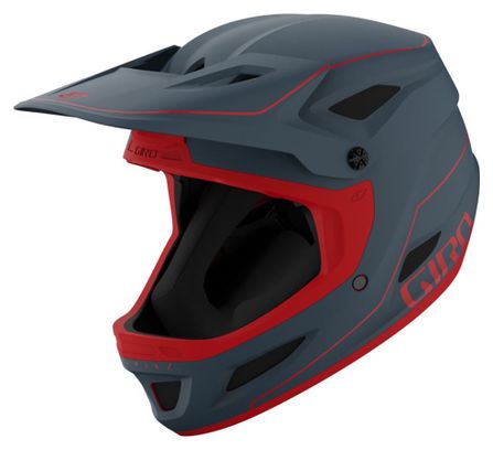 Full Face Helmet Giro Disciple Mips Mat Gray / Red