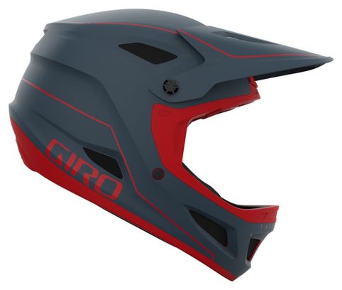 Full Face Helmet Giro Disciple Mips Mat Gray / Red