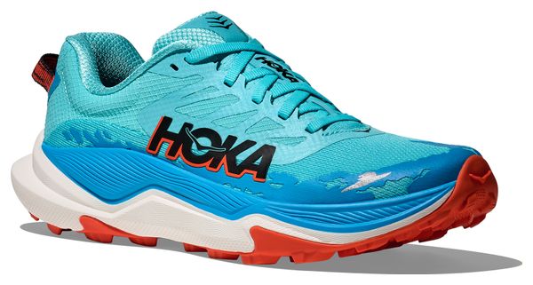 Hoka Torrent 4 Scarpe da trail da donna blu/arancio
