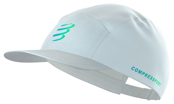 Compressport 5-Panel Star Cap - White/Blue/Green