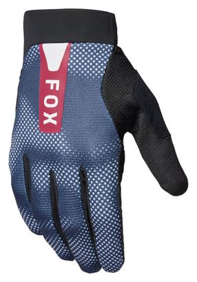 Lange Mountainbike-Handschuhe Fox Ranger Gel Tactile Blau
