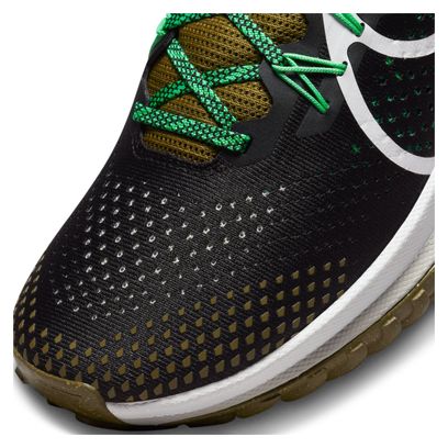 Nike React Pegasus Trail 4 Running Shoes Black Green Khaki