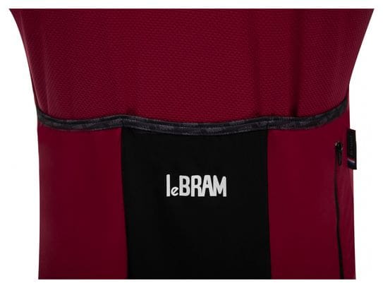 LeBram Allos Short Sleeve Jersey Bordeaux Adjusted Fit