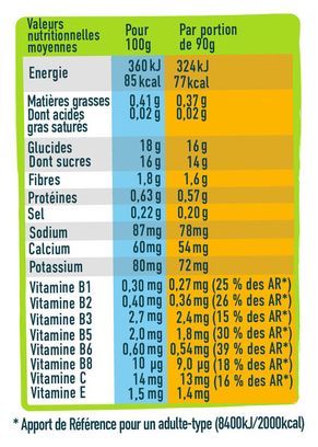 Purée Énergétique Andros Sport Energie Pomme/Banane 90g