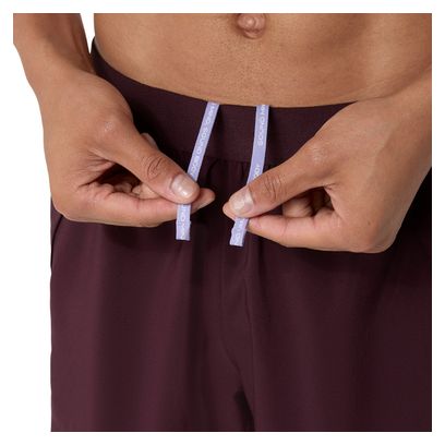 Pantaloncini Asics Road 5in rossi da uomo