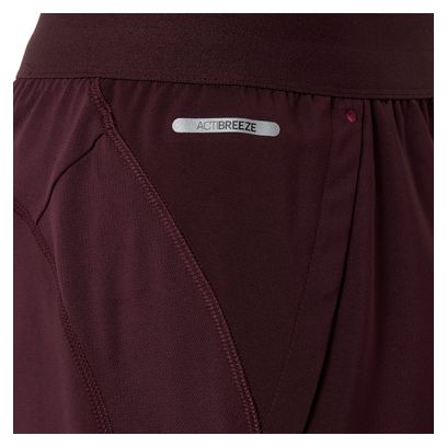 Pantaloncini Asics Road 5in rossi da uomo