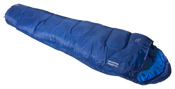 Highlander Sac de couchage momie Sleepline 350 Momie 4°C-Bleu