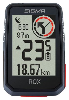 Compteur GPS Sigma ROX 2.0 Set Noir - Produit Reconditionné