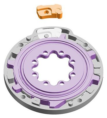 Ochain N Spider Damper für Sram (3-Loch) Direct-Mount-Kurbel, schwarz