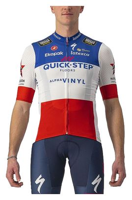 Castelli Competizione Quick-Step French Cup fietsshirt met korte mouwen 2022