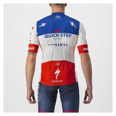 Castelli Competizione Quick-Step French Cup fietsshirt met korte mouwen 2022