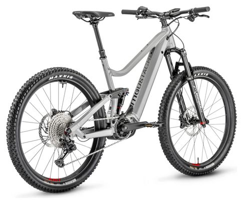 VTT Électrique Tout-Suspendu Moustache Bikes Samedi 27 Wide 5 Smart System Shimano Deore 12V 625 Wh 27.5'' Gris 2023