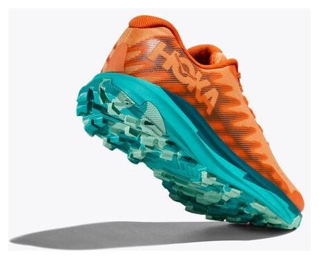 Hoka Torrent 3 Orange Blue Trail Running Shoes