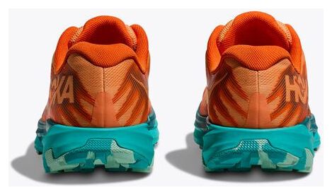 Hoka Torrent 3 Orange Blue Trail Running Schuh