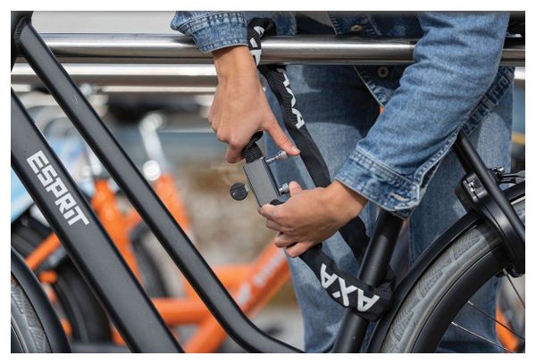AXA Cadenas À Chaîne Hawk 100 - Noir | Alltricks.fr