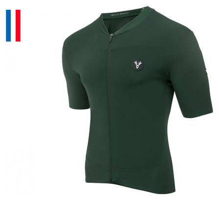 Maglia manica corta LeBram Allos Agave Green Slim Fit