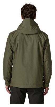 Patagonia Boulder Fork Herren-Regenjacke, grün