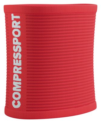 Compressport Zweetbanden 3D Stippen (Paar) Rood/Wit