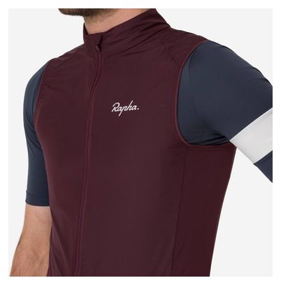 Gilet Rapha Core Uomo Marrone Bianco