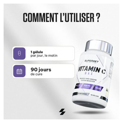 Vitamin C Max (90 Caps) - Superset Nutrition - Vitamine C