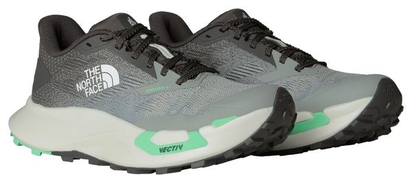 The North Face Vectiv Enduris 4 Grey/Green Women's Trail Shoes