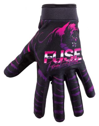 Fuse Chroma Night Panther Guantes largos Negro / Rosa / Morado