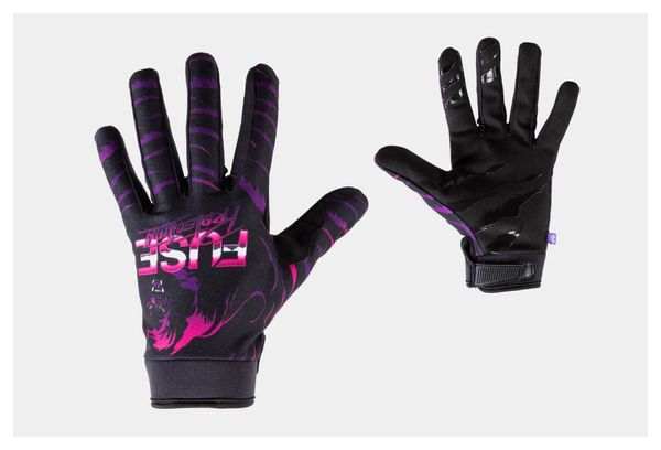 Fuse Chroma Night Panther Guantes largos Negro / Rosa / Morado