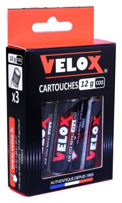 CARTOUCHES CO2 FILETEE 12G X3 VELOX