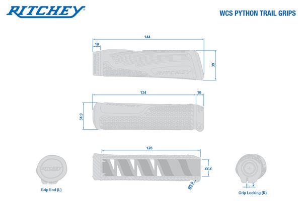 Ritchey Grips WCS Trail Python Locking Black