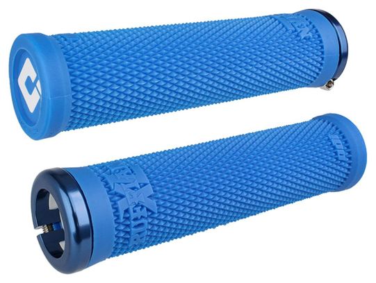 Paire de Grips Odi Ruffian XL V2.1 135 mm Bleu / Blanc