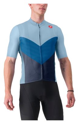 Maillot Castelli Endurance Pro 2 Manga Corta Azul