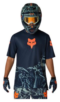 Maglia a maniche corte Fox Ranger Image Print Blu Uomo