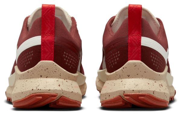 Nike React Pegasus Trail 4 Red Beige Women's Running Shoes