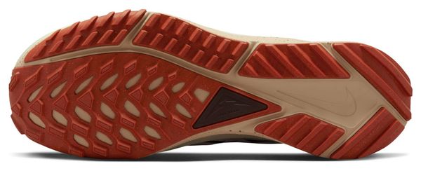 Nike React Pegasus Trail 4 Red Beige Women's Running Shoes