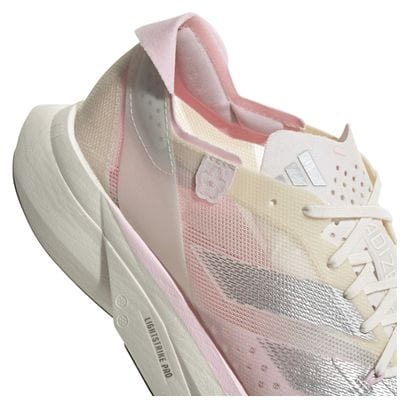 Chaussures de Running Femme adidas Performance adizero Adios Pro 3 Blanc Rose