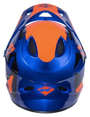 Kenny Downhill Fullface Helm Blauw/Oranje