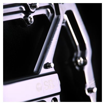 Coppia di pedali piatti SB3 Spectrum Silver