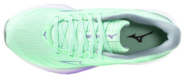 Chaussures Running Mizuno Wave Rider 28 Vert/Violet Femme