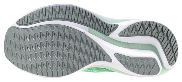 Chaussures Running Mizuno Wave Rider 28 Vert/Violet Femme