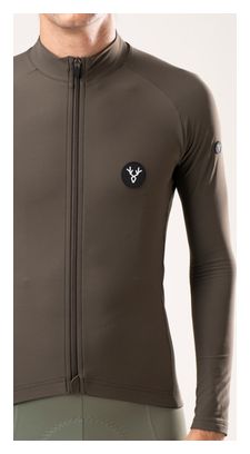LeBram Off-Road Mid-Season Long Sleeve Jersey Khaki Groen