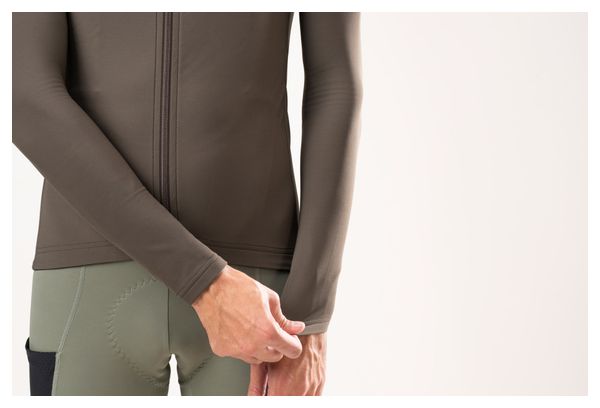 LeBram Off-Road Mid-Season Long Sleeve Jersey Khaki Groen